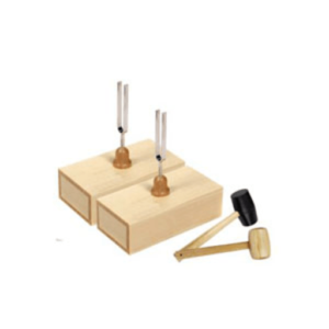 Pair of Tuning Forks on Resonance Box